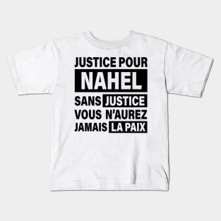 Justice Pour Nahel Kids T-Shirt